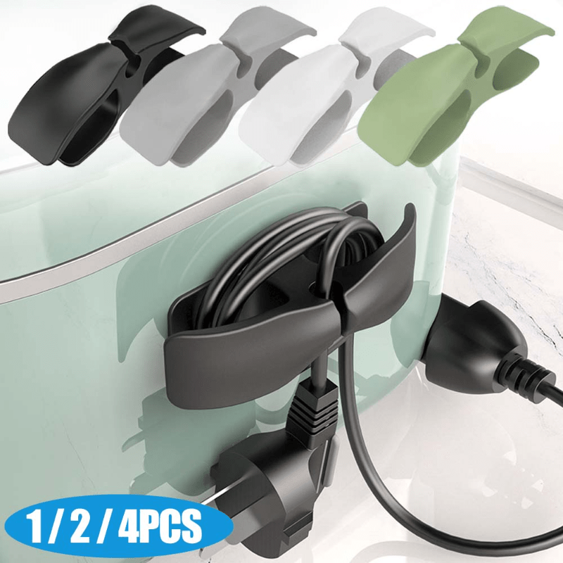 6/3/1Pcs Kitchen Storage Cord Wrapper Cable Wire Cord Organizer Air Fryer  Coffee Machine Kitchen Appliances Wrap Cable Protector Winder