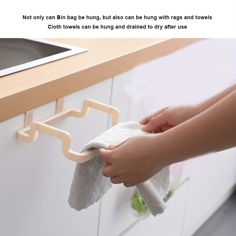 Hanging Garbage Bag Holder for Home Kitchen Cupboard Trash Bag