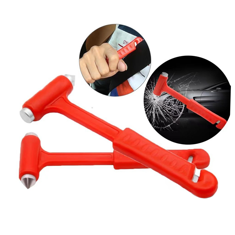 Shenrongtong Sicherer Hammer-Glasbrecher | Sicheres Werkzeug zum Zerbrechen  von Glas und zum Entkommen,Auto-Sicherheitsgurtschneider, Fensterstanzer