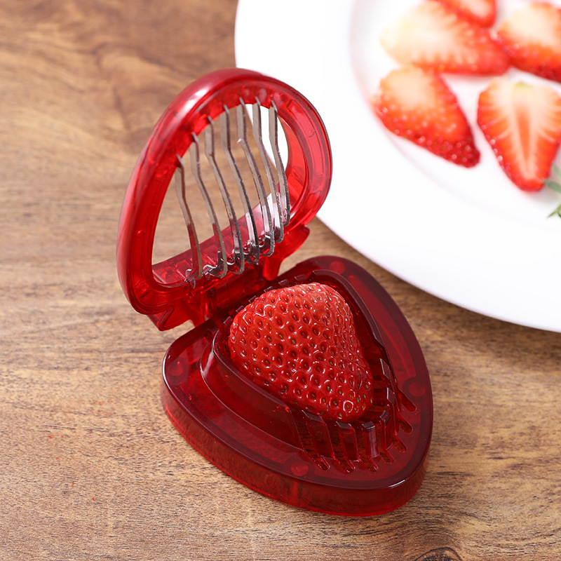 Strawberry Slicer Mini Strawberry Cutter Fruit Slicer Fruit - Temu