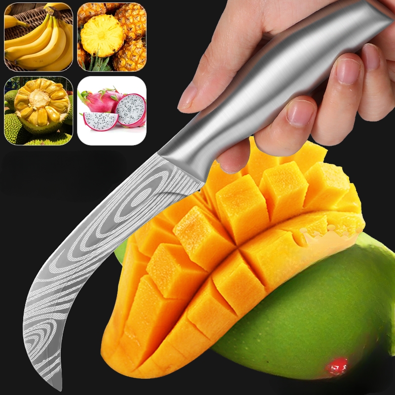 Durian Special Knife Open Shell Curved Blade Stainless Steel - Temu