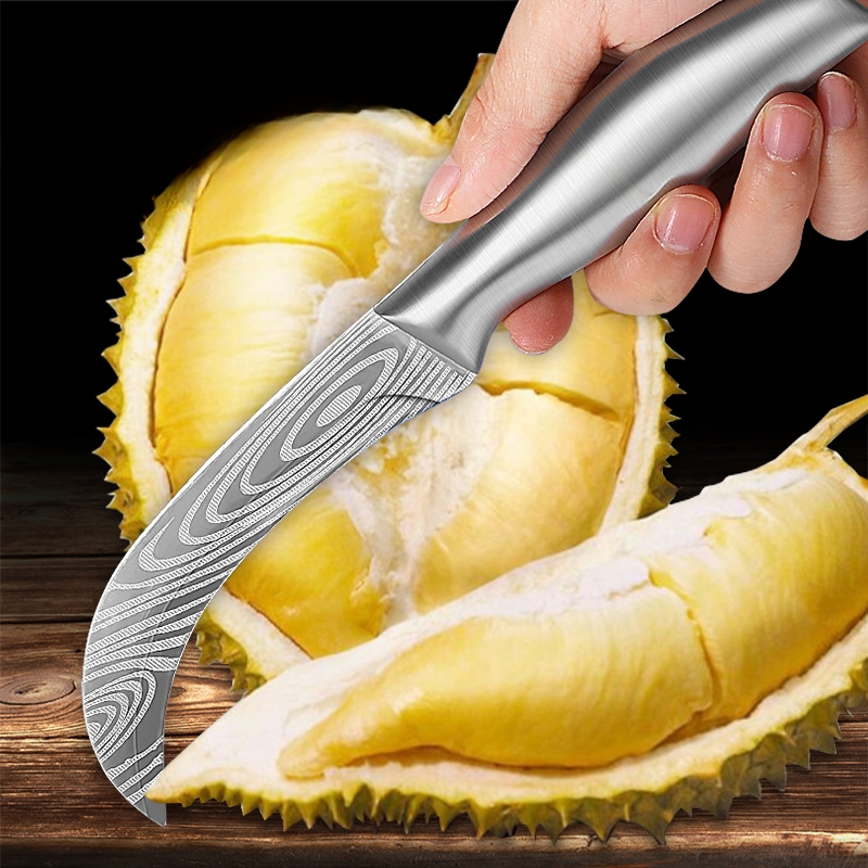 Durian Special Knife Open Shell Curved Blade Stainless Steel - Temu