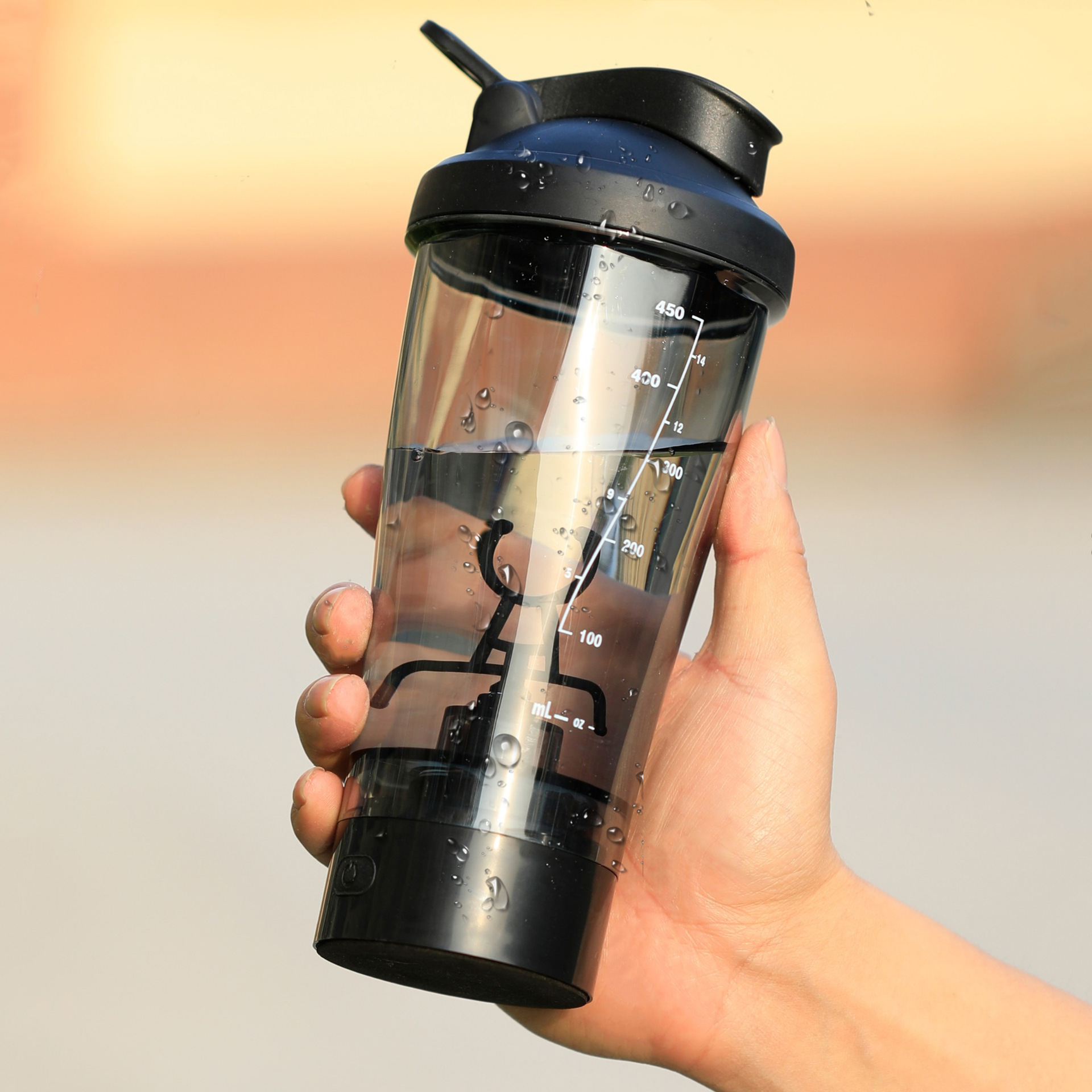 Fitness Electric Shaker Cup Protein Powder Milkshake Fully - Temu