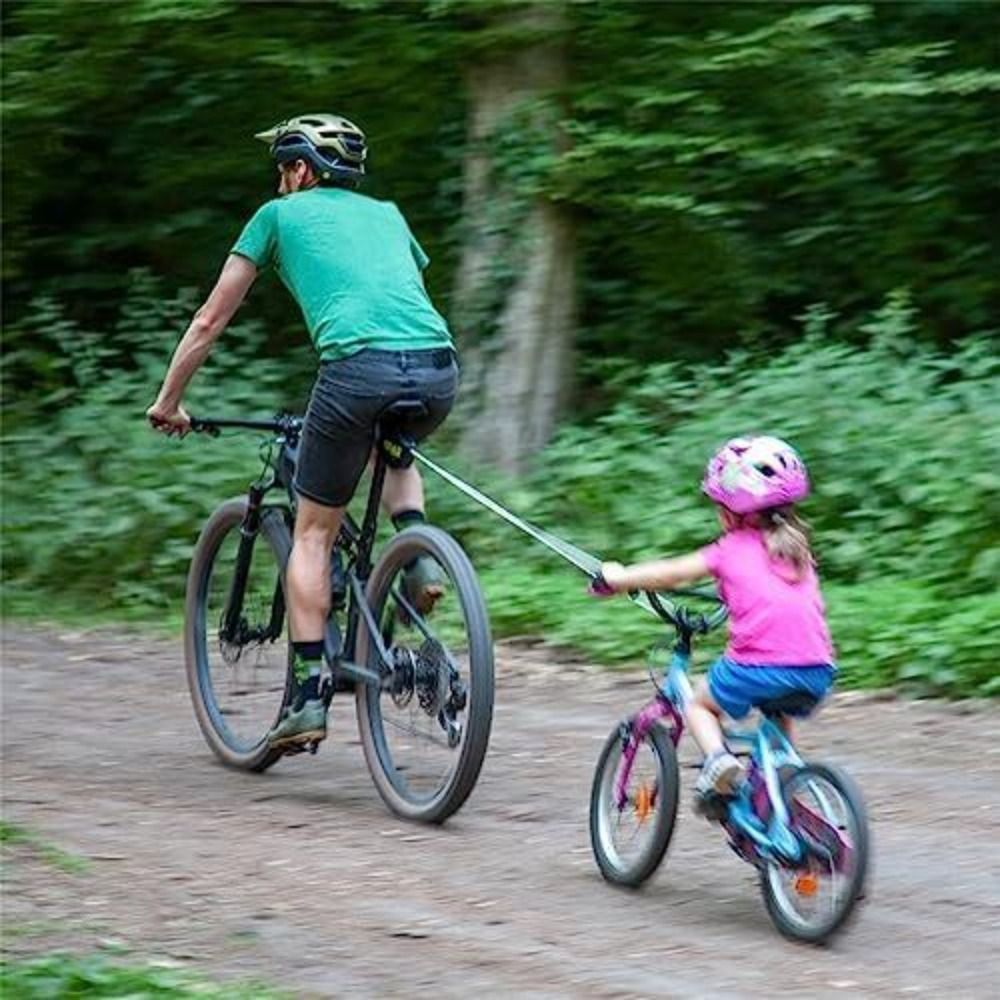 Fahrrad-Abschleppsystem, einziehbares Fahrrad, Bungee-Abschleppseil, MTB &;  Radfahren, Stretch-Zuggurt, um mit Ihren Freunden weiterzufahren Kinder