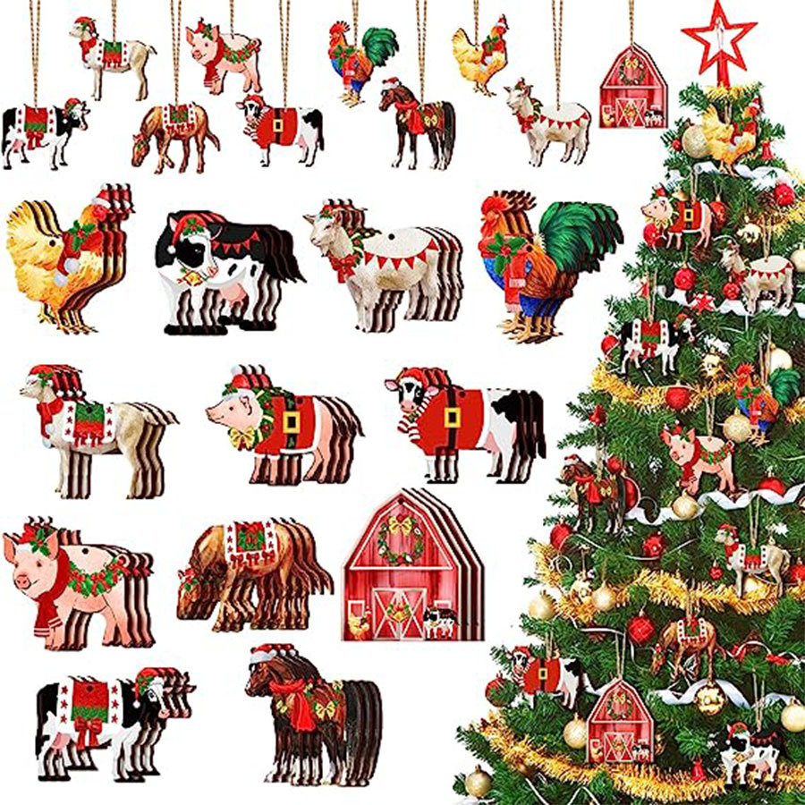  Stitch Christmas Decorations, 24Pcs Paper Stitch Hanging  Ornament for Christmas Tree Holiday Xmas Decor, Christmas Party Supplies  Decorations : Home & Kitchen