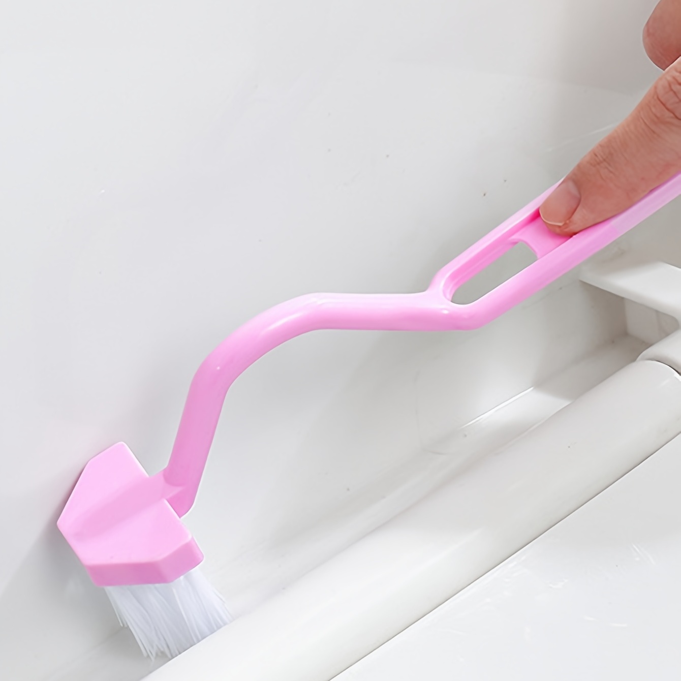 Toilet Rim Edge Brush Bow Curved Flush Passage Brush - Temu