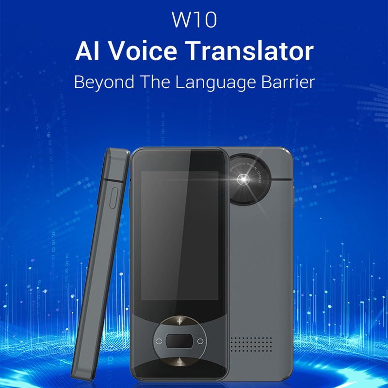 Nuevo Traductor De Voz Instantáneo W10, Traductor De Idiomas En Tiempo Real,  Traductor Inteligente Compatible Con 127 Traducción De Idiomas En Línea