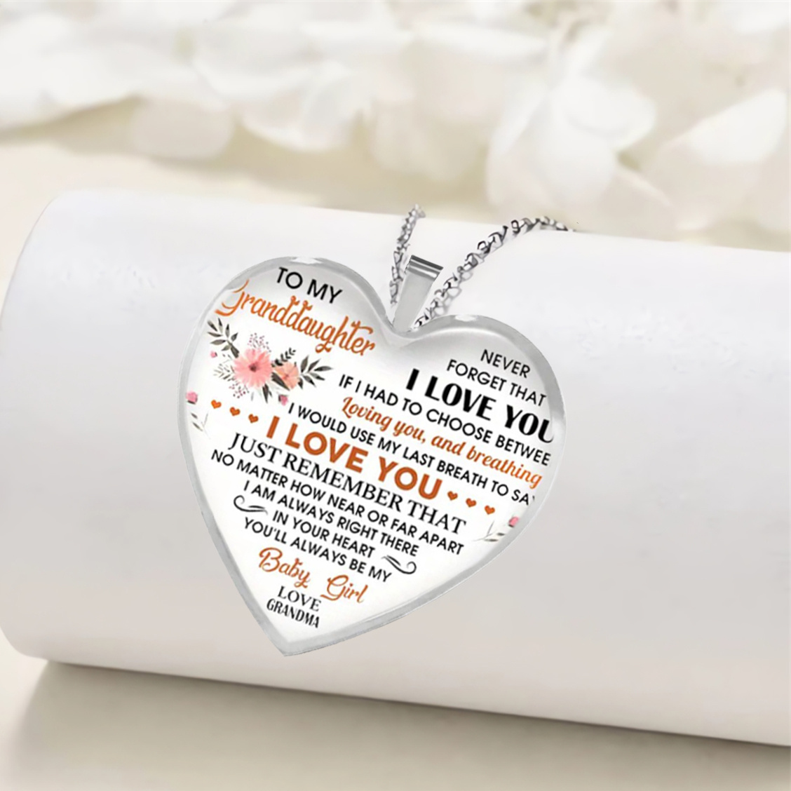 L love you on sale necklace