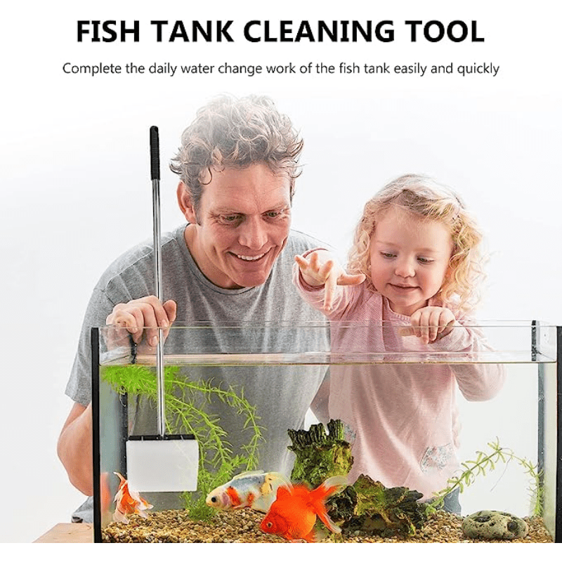 Aquarium Cleaning Tool Fish Tank Algae Cleaning Brush Sponge Scraper Sponge  Brush Glass Cleaner