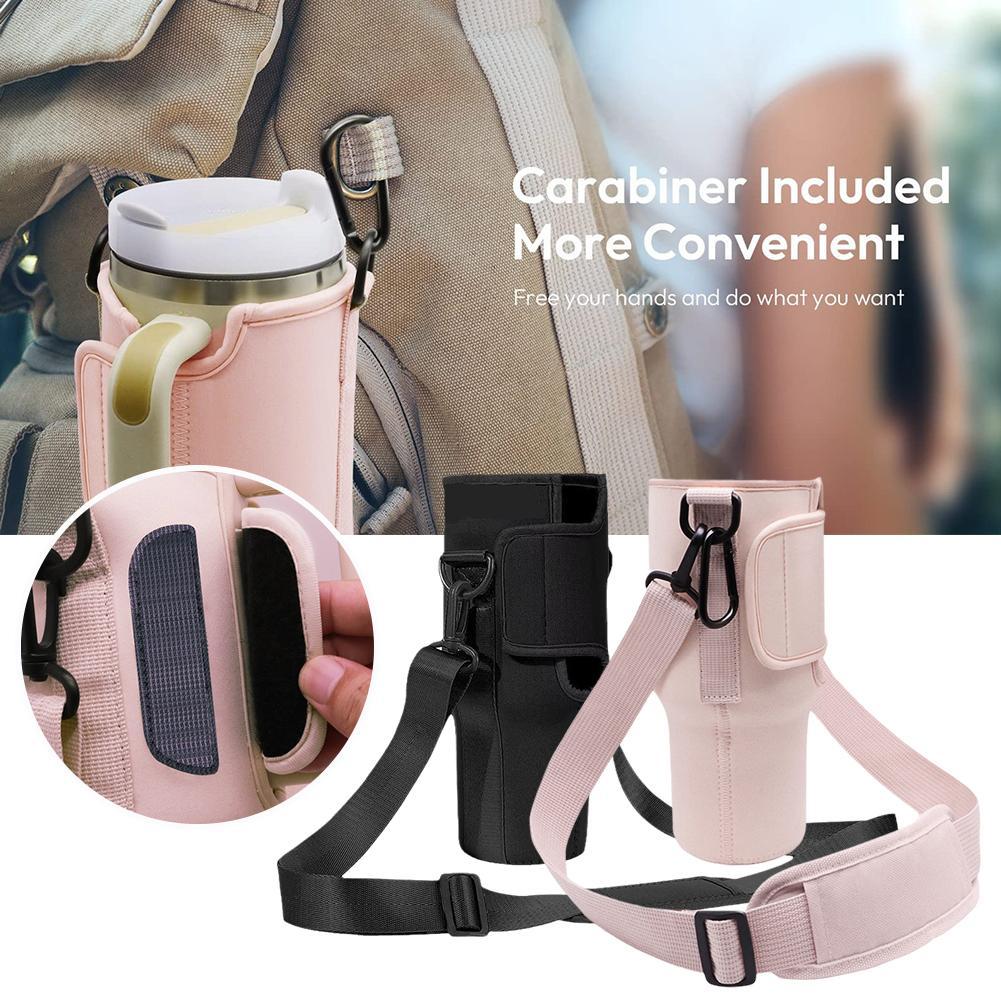 Portable Carabiner Water Bottle Holder For - Temu