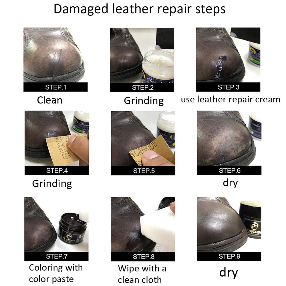 The Dream's Cars: Repairing Leather Tears / Cracks DIY using