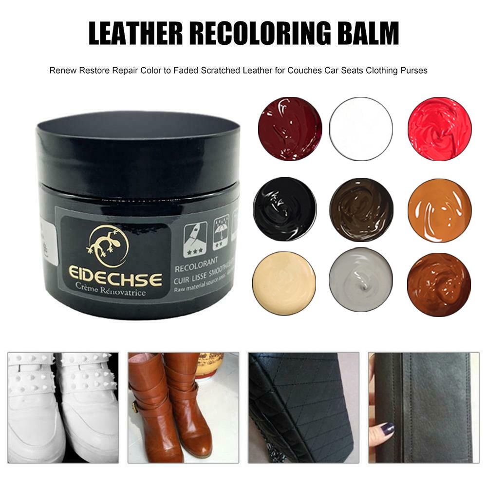 Leather Restore Leather Color Repair, Black 4 OZ - Repair, Recolor and  Restore Couch, Furniture, Auto Interior, Car Seats, Vinyl and Shoes
