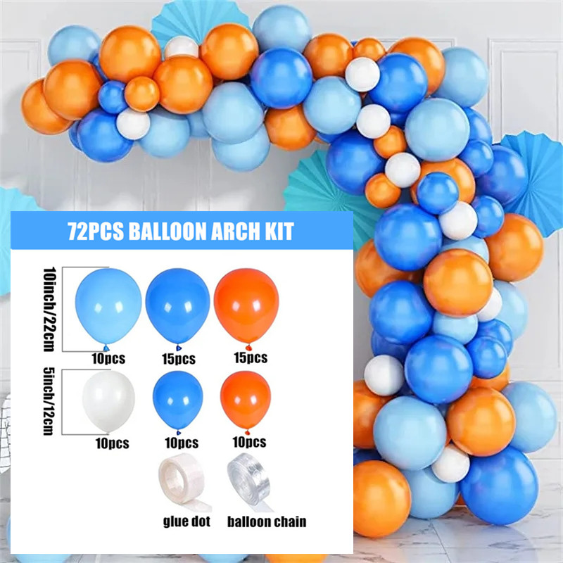 Party Supplies, Orange Balloon Garland Kit