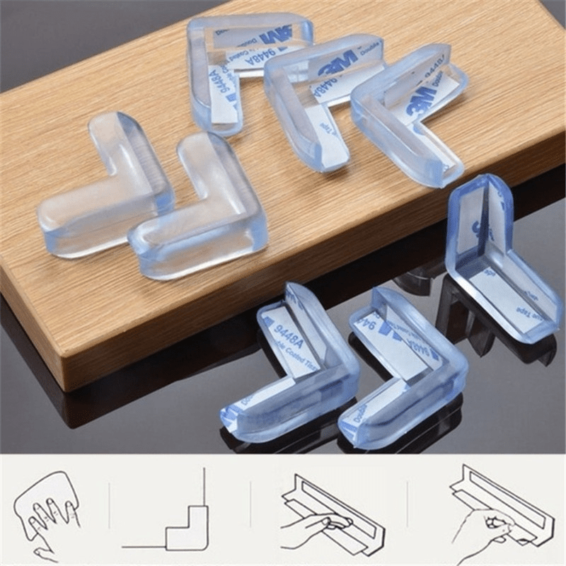 4Pcs Kids Table Desk Corner Protector Baby Safety Edge Protection