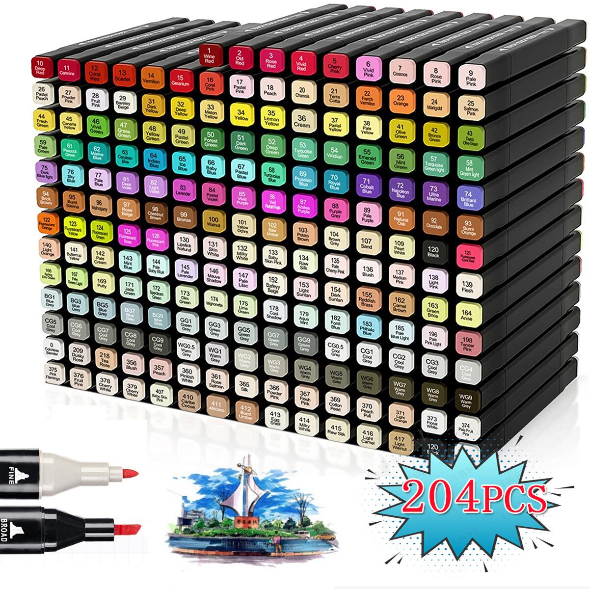 4/6/8/12Pcs/Set Colorful Pen Art Marker Drawing Set Colors
