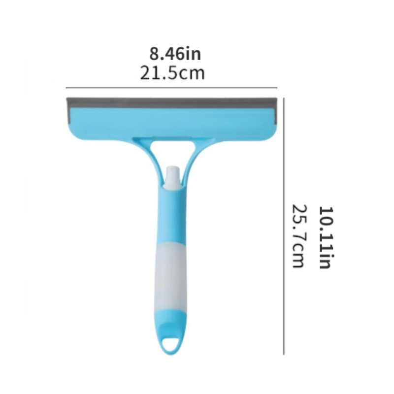 1pc Mini White Silicone Surface Squeegee, Suitable For Glass And