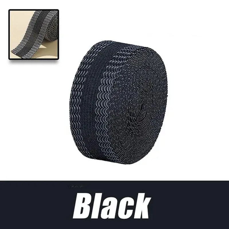 Bicoasu Pants Edge Shorten Self-Adhesive Tape 2.2 Yard Hem Tape for Pants No Sew Hemming Tape, Size: One size, Black