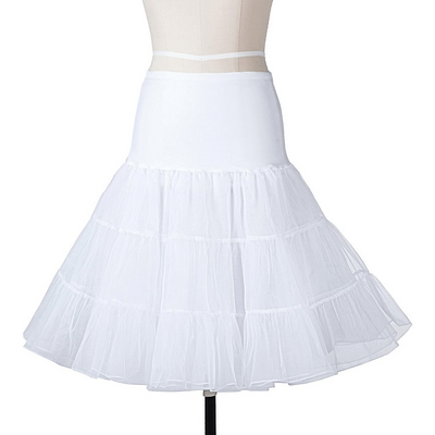 50s retro petticoat underskirt solid color a line yarn crinoline wedding bridal petticoat fancy net skirt