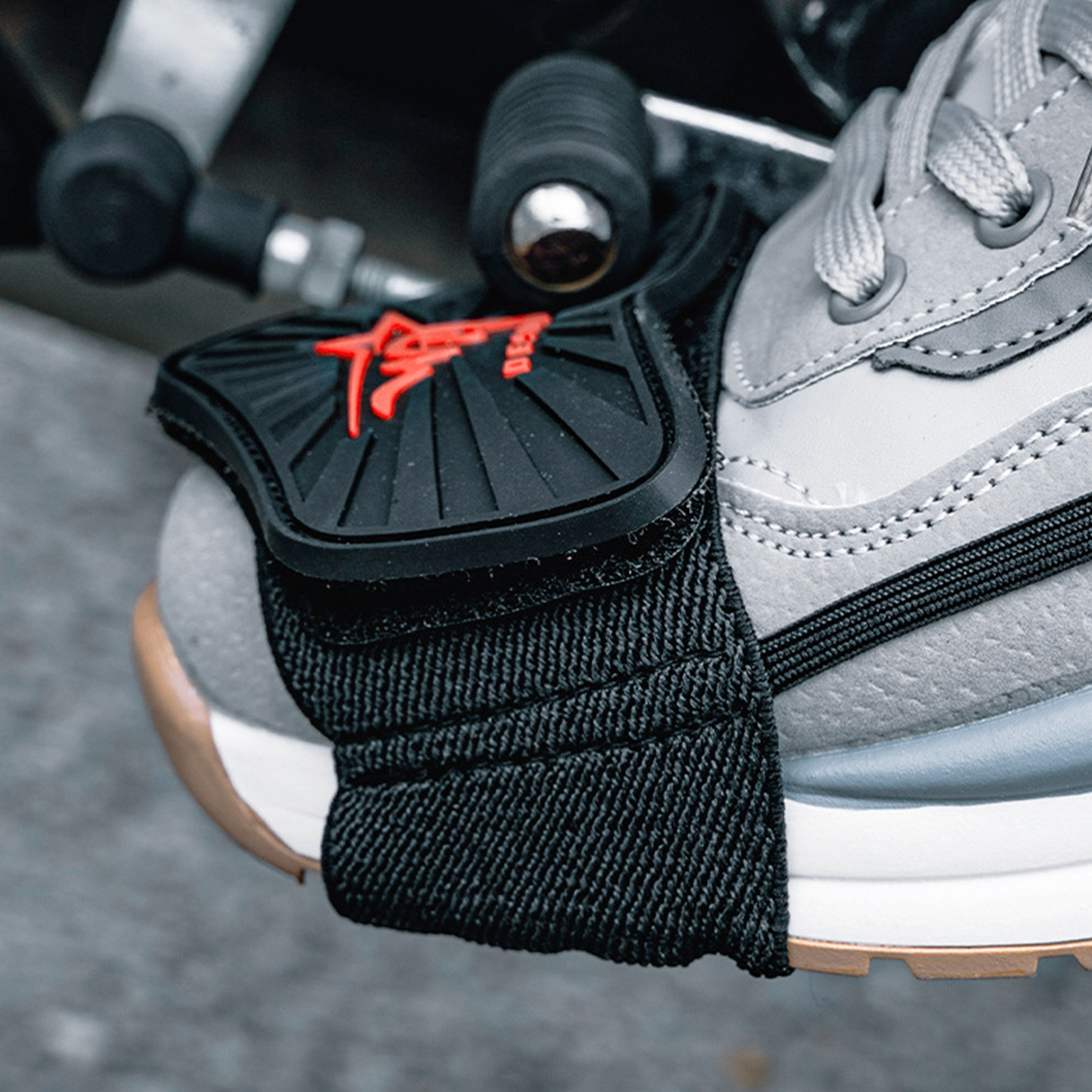 Motorcycle Shoe Cover Adjustable Boot Protector For Riding Gear Shifter