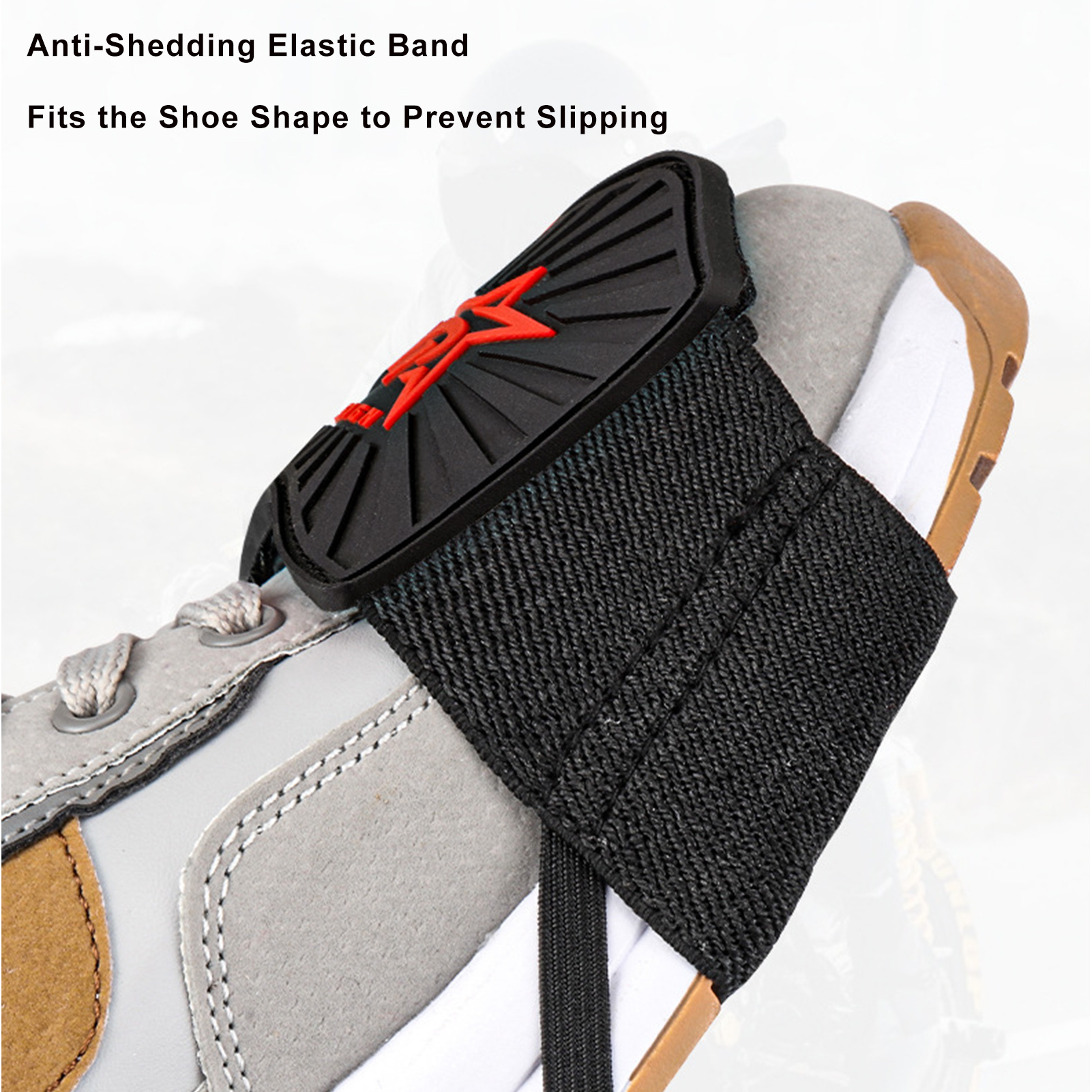 Motorcycle Shoe Cover Adjustable Boot Protector For Riding Gear Shifter