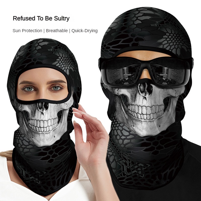Unisexe Protection UV Cagoule Ski Masque Facial Cache cou - Temu