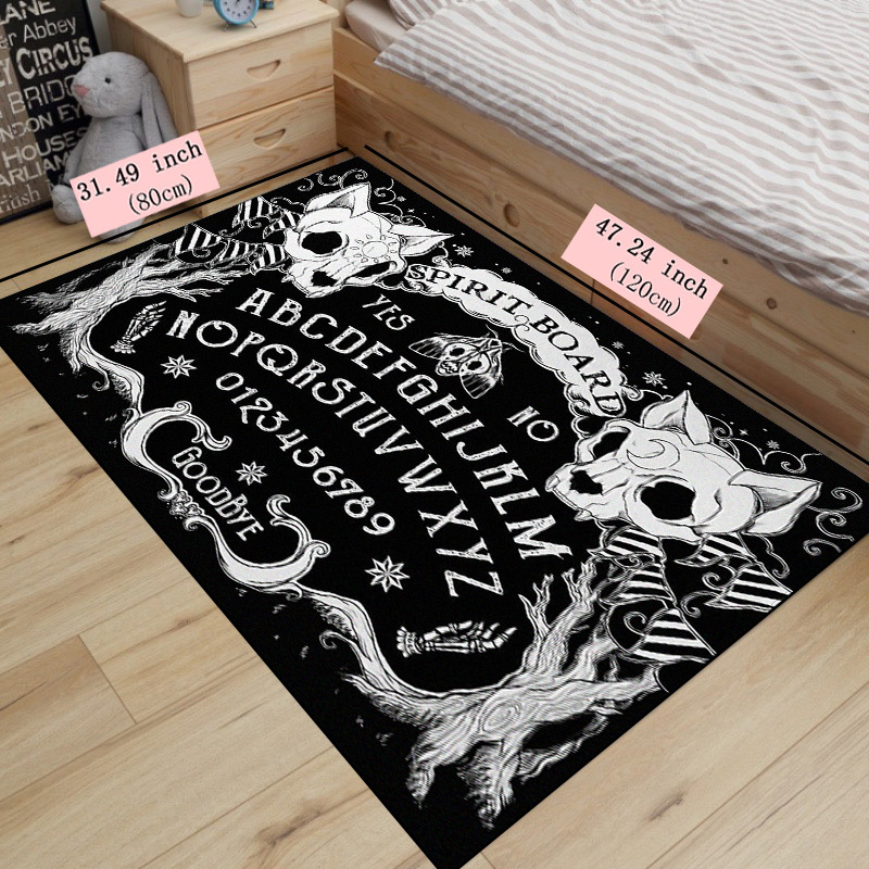 Gothic Skull Print Kitchen Mat Household Non slip Runner Rug - Temu