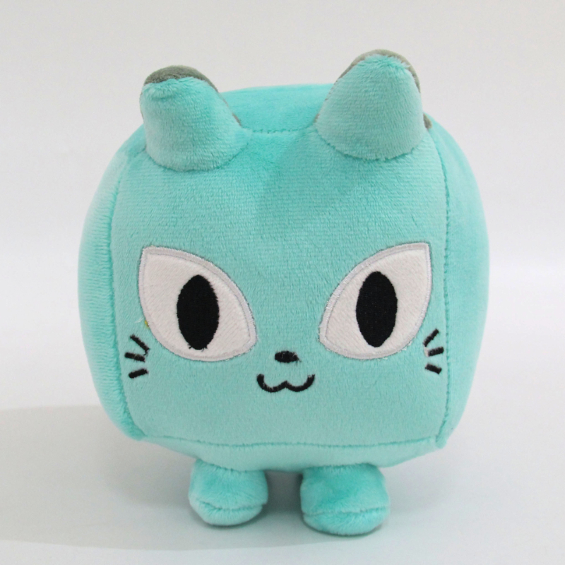 Plushie Cat Cube Plush Toy, Soft Cartoon Doll, Plushie Square Stuffed  Dolls, presente de aniversário para crianças e amigo