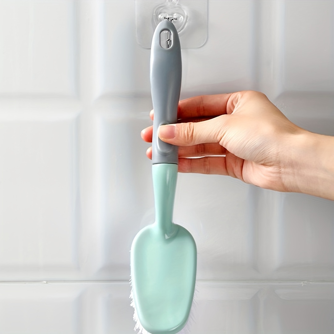 Scrub Brush, Cleaning Shower Scrubber With Ergonomic Handle, Durable Stiff  Bristles Heavy Duty Brush For Bathroom, Shower, Sink, Carpet, Floor - Temu