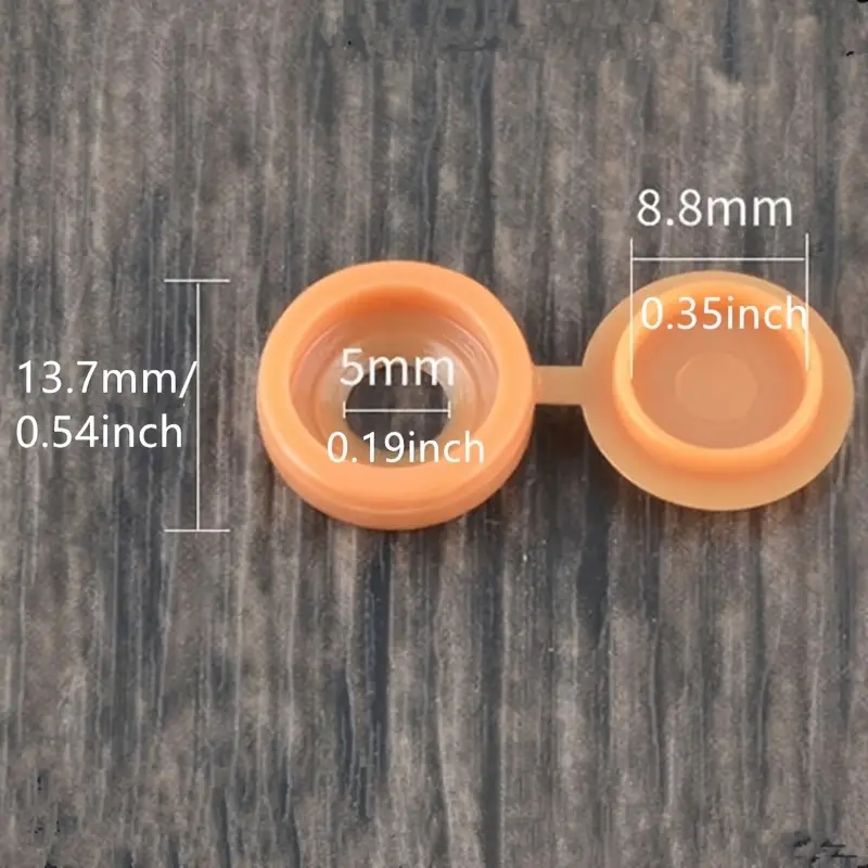 100pcs Self-tapping Screw Cross Special Lid Decorative Hole Plug Self-tapping Screw Cap
