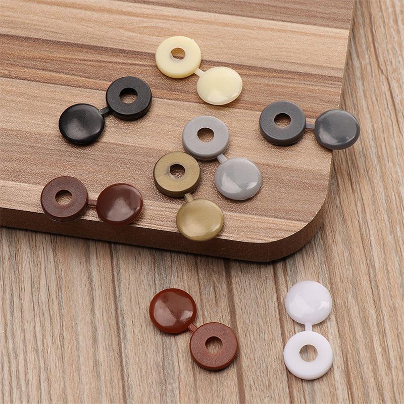 100pcs Self-tapping Screw Cross Special Lid Decorative Hole Plug Self-tapping Screw Cap