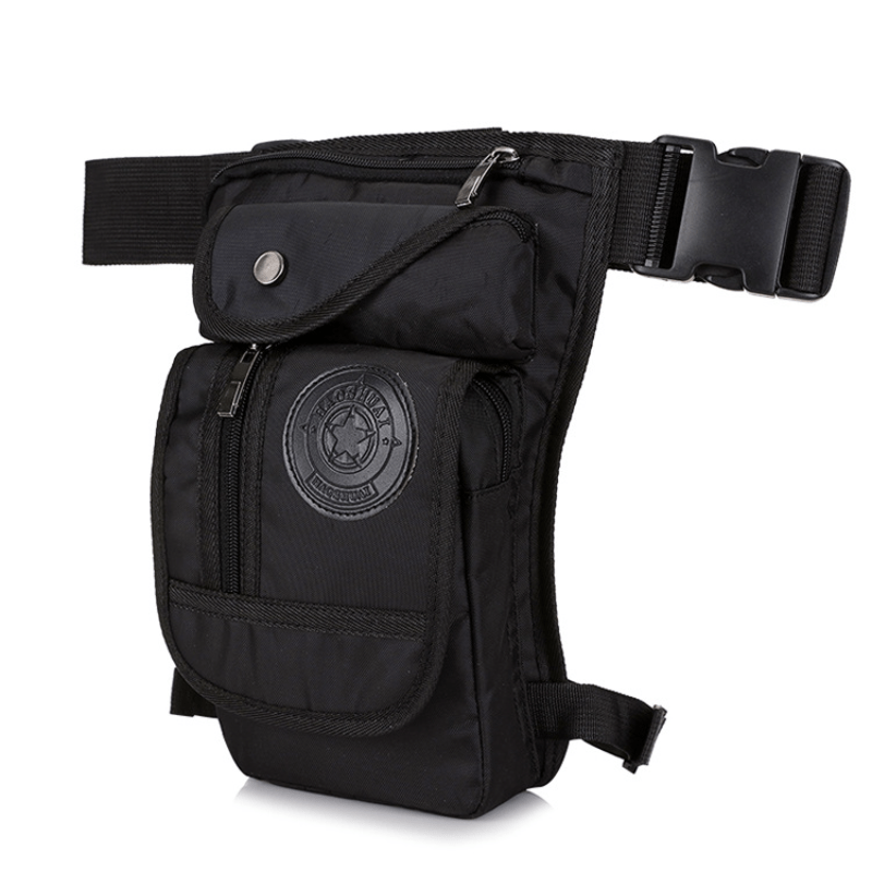 1 pz uomo gamba marsupio nylon portatile impermeabile per l'arrampicata  sportiva all'aperto