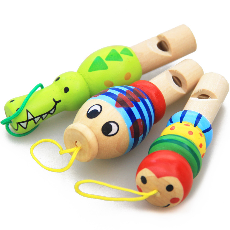 Silbato de madera instrumento musical Cartoon silbato cadena clave para  Juguete para niños - China Juguetes para niños y silbato de madera precio
