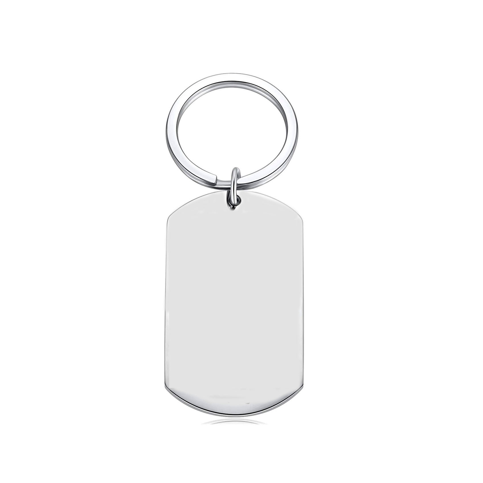 Stainless Steel Couple Keychain Pendant Gift