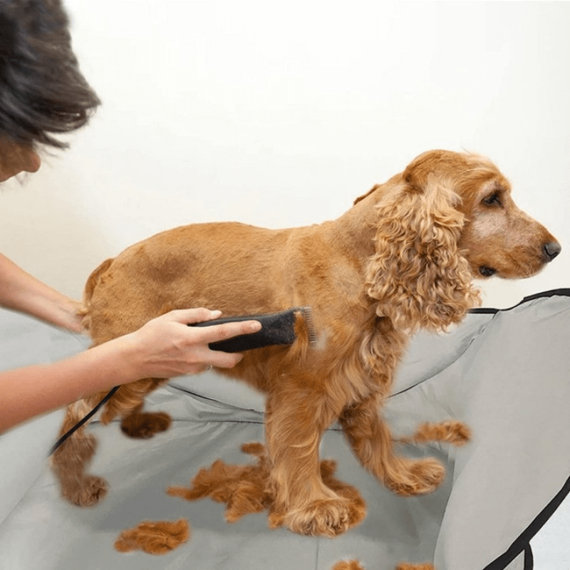 

Pets Dog Hair Cutting Catcher Dog Haircut Bib Pet Grooming Tent Pet Hair Cut Catching Cape For Dog Cat Shaving Trimming Bib