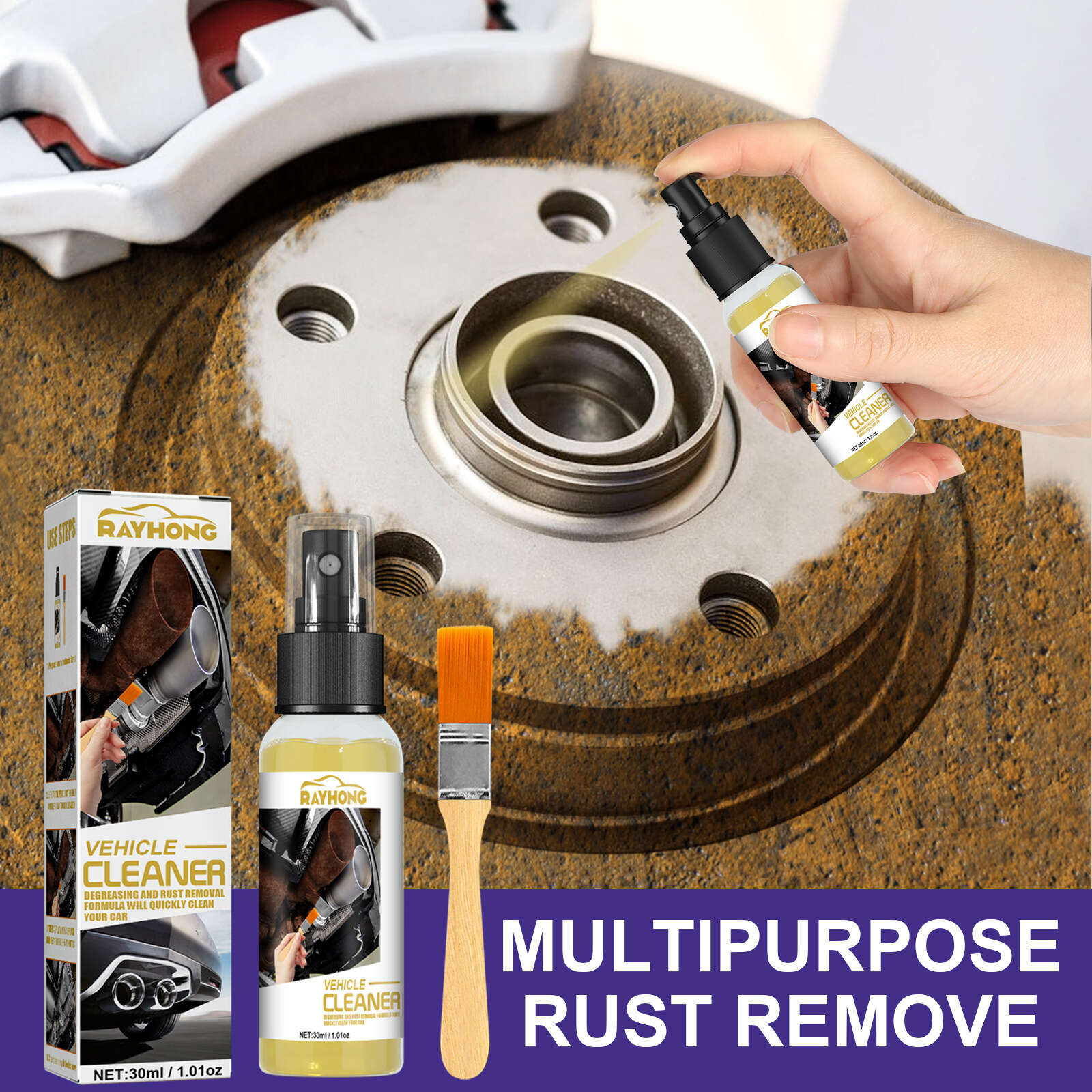 Multi purpose Vehicle Wheel Rust Remover Auto Paint Rust - Temu