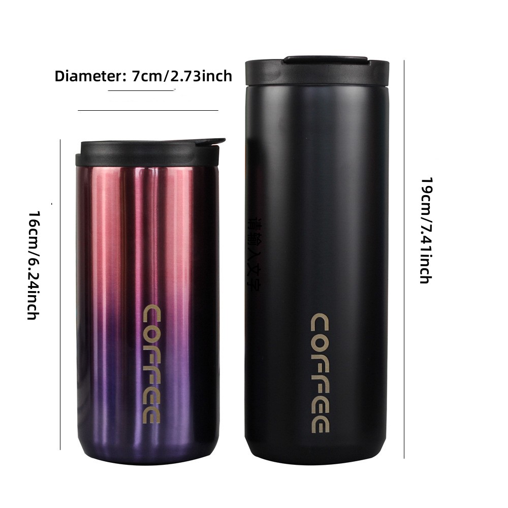Stainless Steel 304 Coffee Mug Leak-proof Vacuum Mug Travel Thermal Cup  Insulated Water Bottle For Gifts - Temu