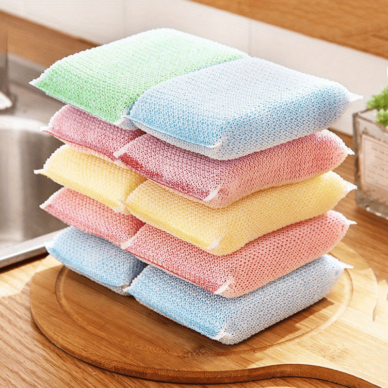 Dishwashing Sponges Black And White Double sided Thick - Temu