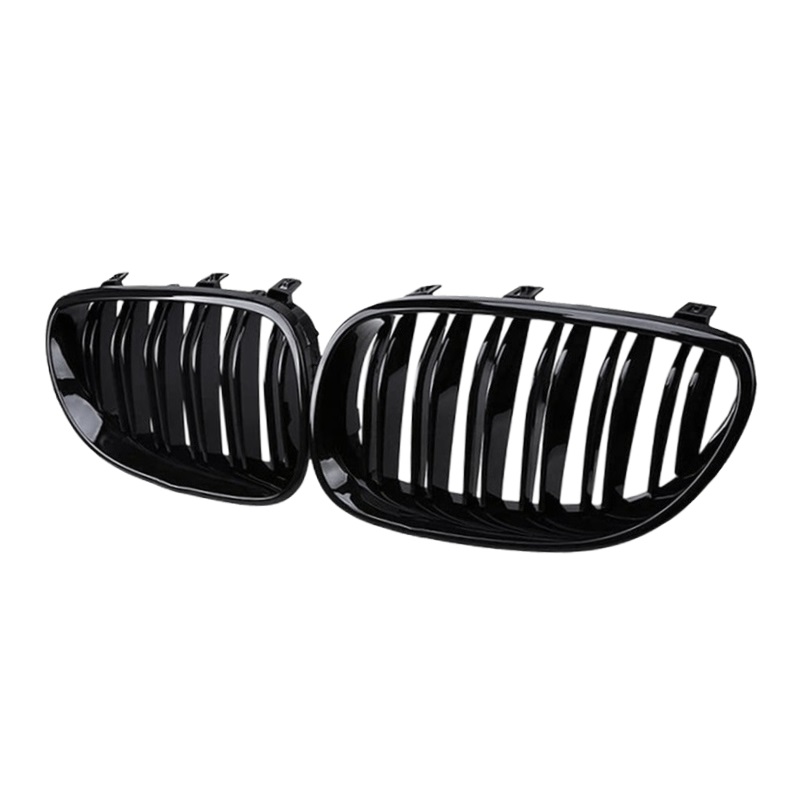 Front Bumper Kidney Grille Grill Hood Mesh Double Line - Temu