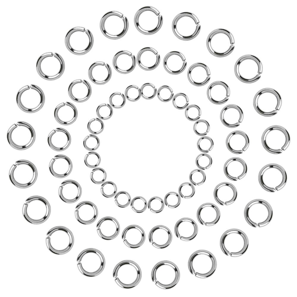 About Closed Jumps Rings Stainless Steel Rings Connectors O - Temu