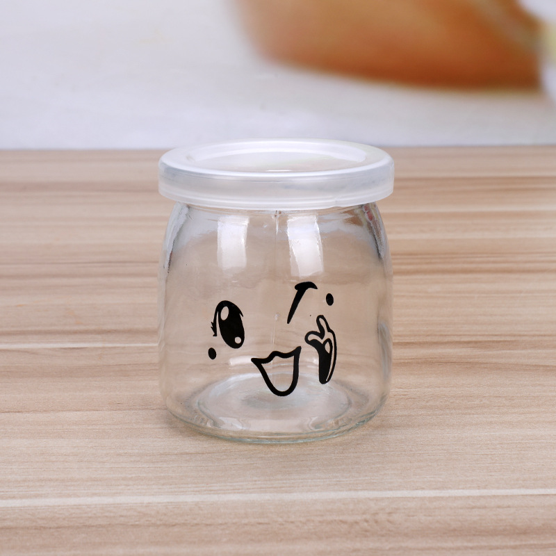 Glass Yogurt Containers Home Kitchen Dessert Yogurt Jars - Temu