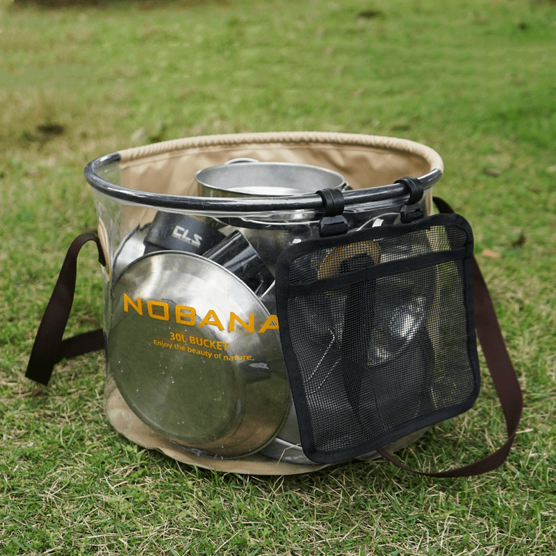 30L Collapsible Bucket, Foldable Water Container Portable Folding