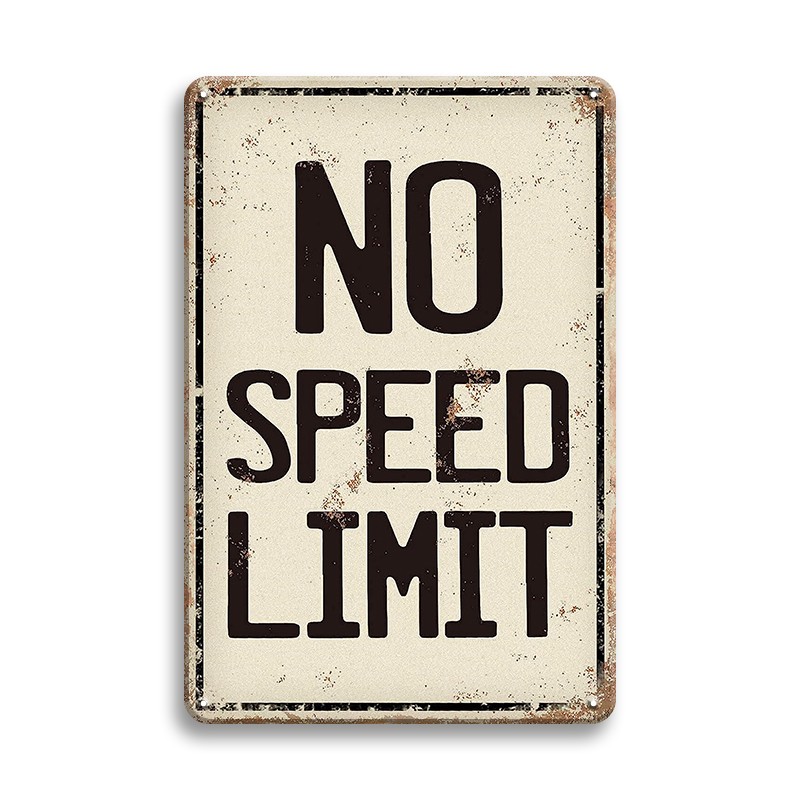 

Room Decor 1pc Vintage " Limit" Metal Tin Sign, 5.85 X 7.8 Inches, Decor For Garage, Bedroom, Office - Motivational Plaque