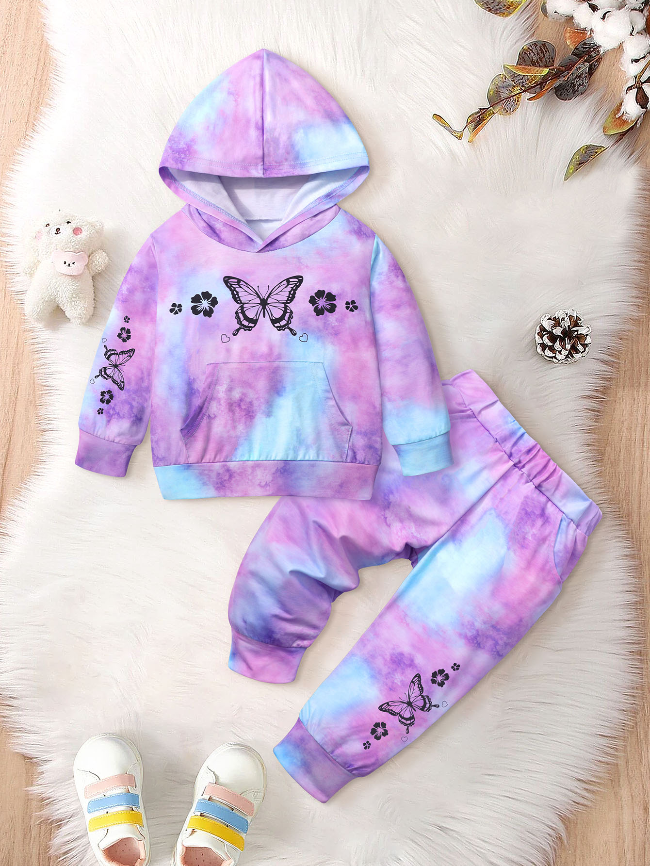 Butterfly tie best sale dye hoodie