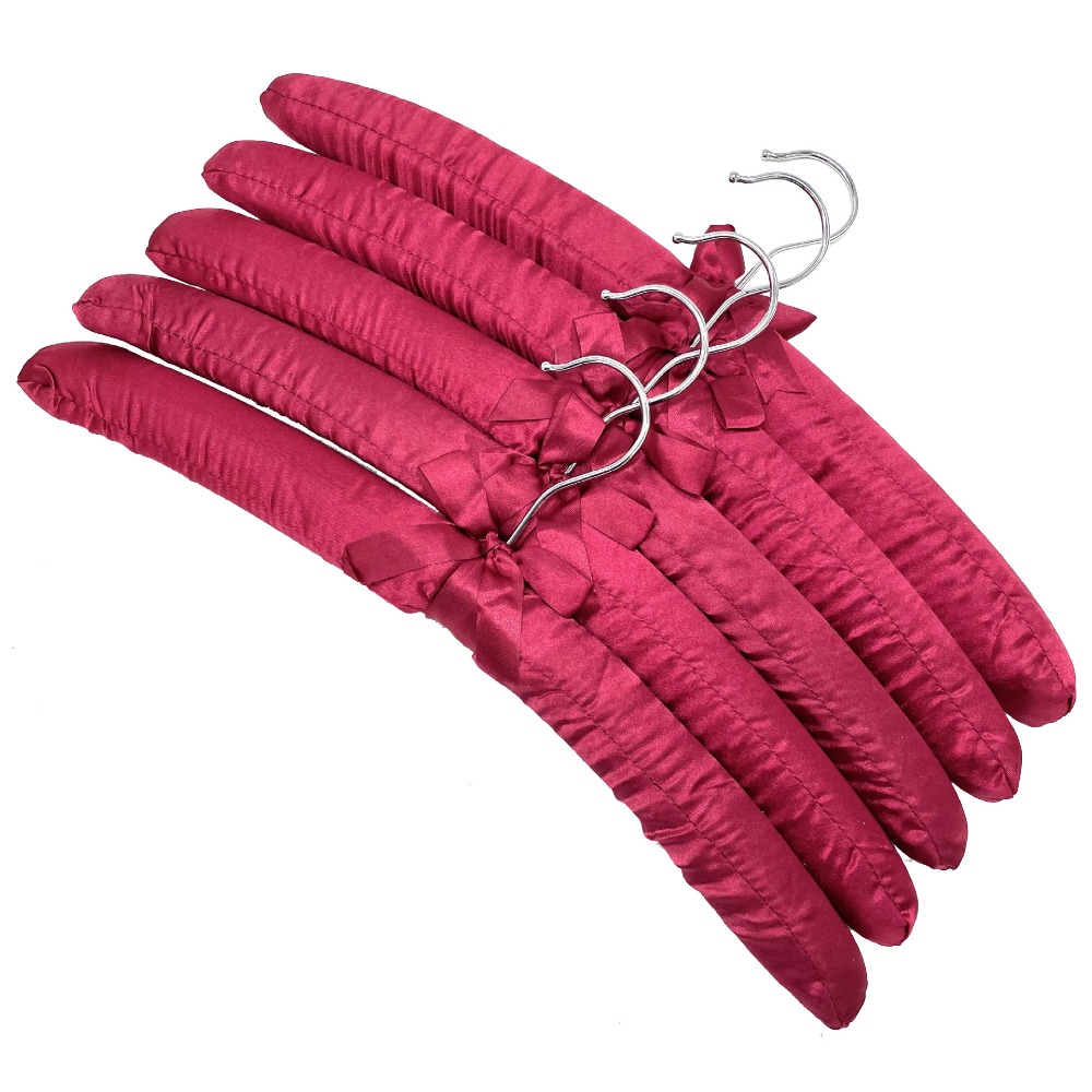 Big Kids 15 Pink Satin Padded Hanger