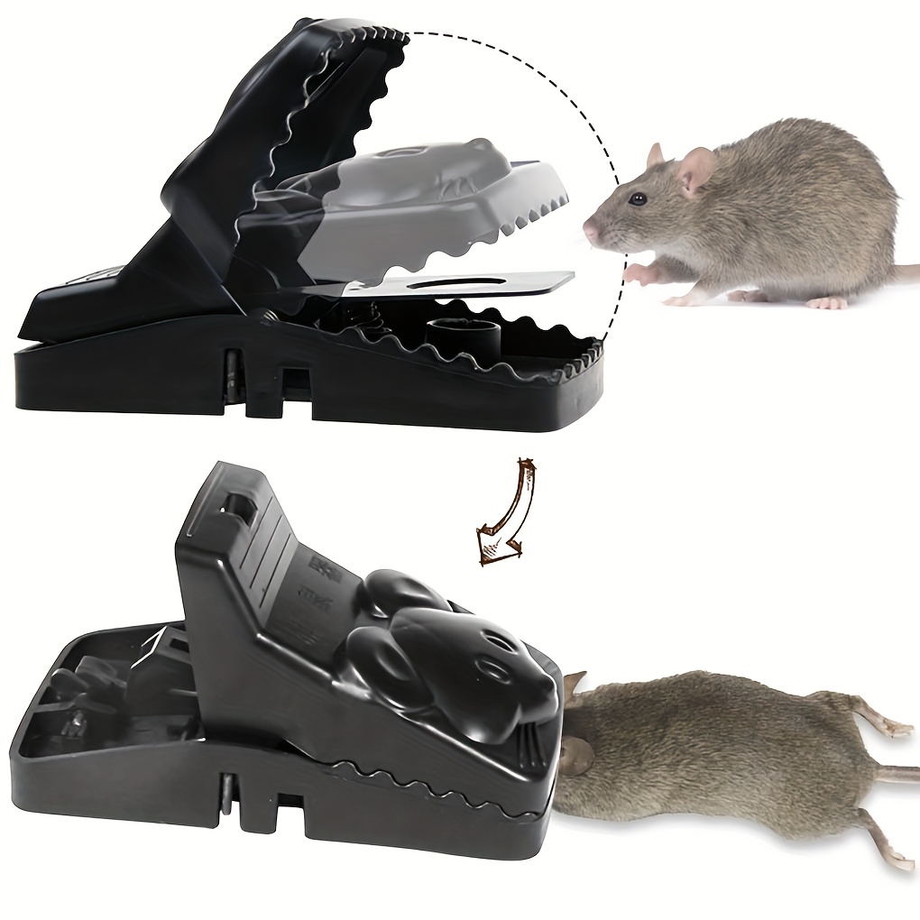 Rat Trap, Large Mouse Traps, Mouse Traps Indoor For Home, Instant Kill Pest  Control Traps For Mouse Rat Chipmunk, Quick Set Up And Reusable - Temu  United Arab Emirates