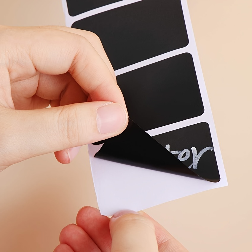 120pcs Blackboard Stickers Chalk Label Home Kitchen Supplies