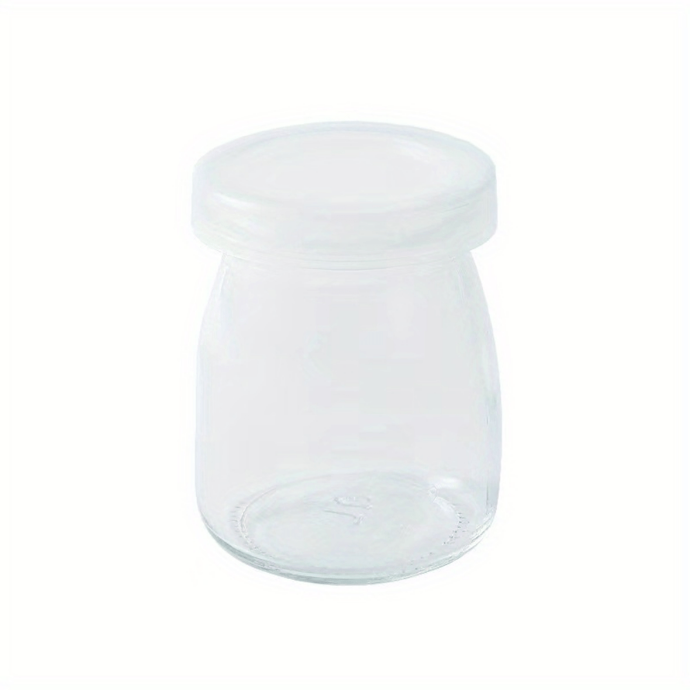 Gamme de pots en verre réutilisable pour yaourts et desserts maison