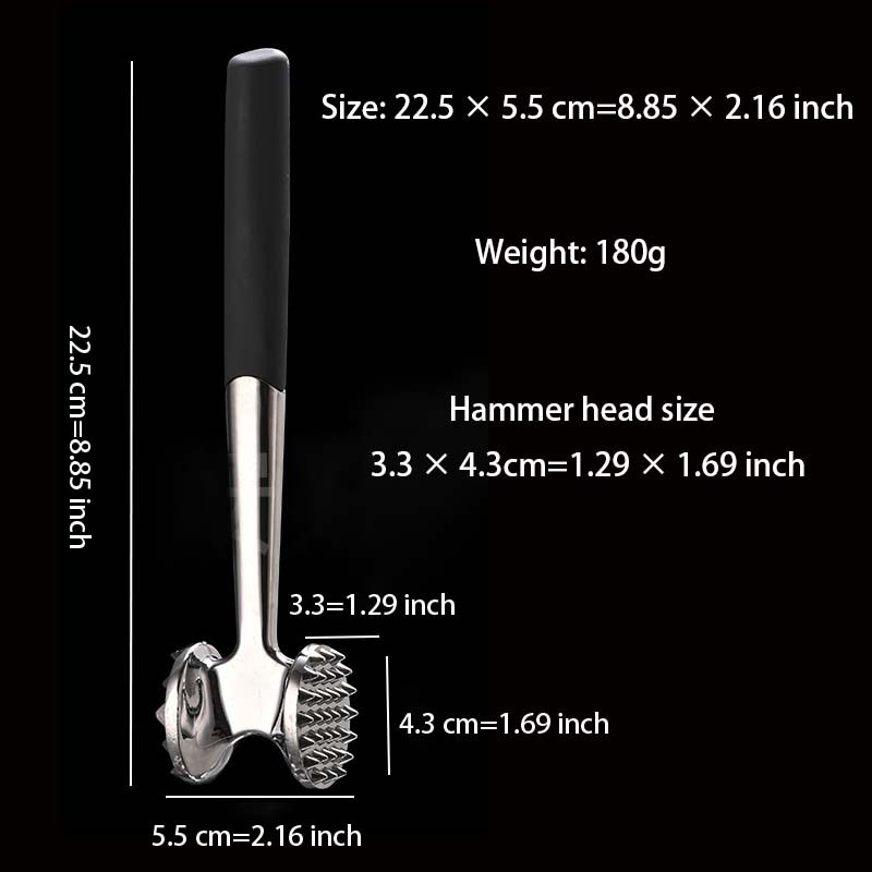 1pc, Meat Tenderizer, Zinc Alloy Meat Hammer Cooking Machine, Kitchen  Gadgets, Kitchen Accessories