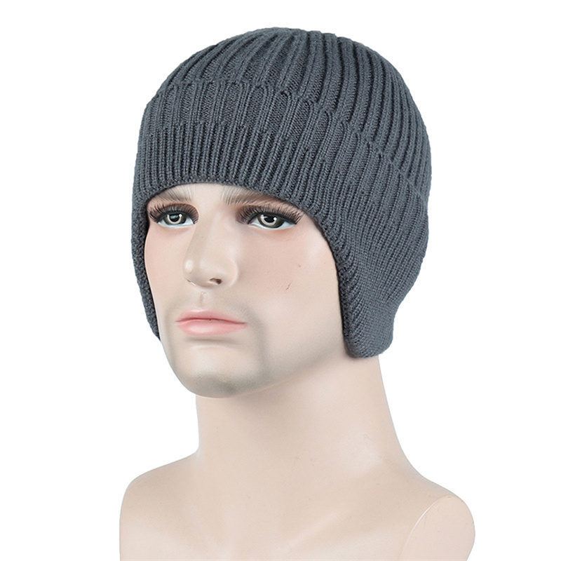 Hiver oreille Protection moelleux chapeaux femmes en plein air Ski cyclisme  résistant au froid chaud laine tricot HairBall casque antibruit Bonnet  fille bonnets