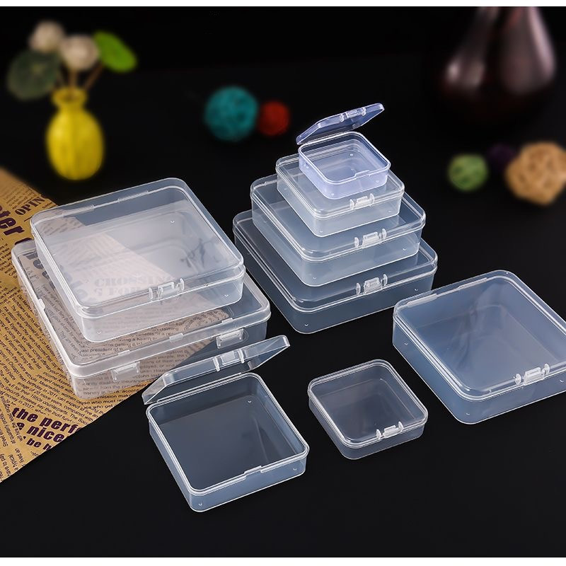 Square Box Plastic Packaging Storage Box Transparent Packaging Box PP